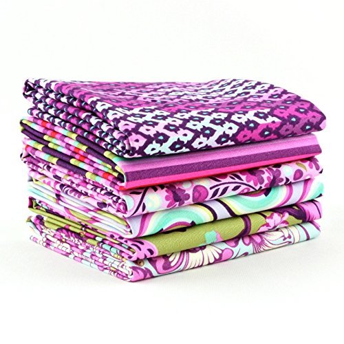 Chipper Raspberry Fat Quarter Bundle (TP.CH.RA.6FQ) by Tula Pink for Freespirit