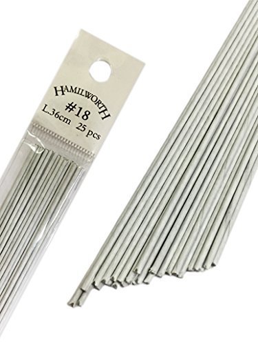 Florist Wire and Sugarcraft Wire - White 18 Gauge