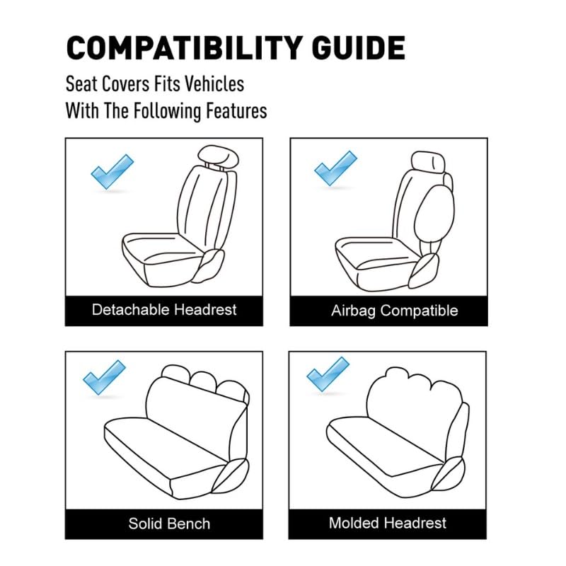 Coussin de voiture conducteur ergonomique et housses complètes - 3