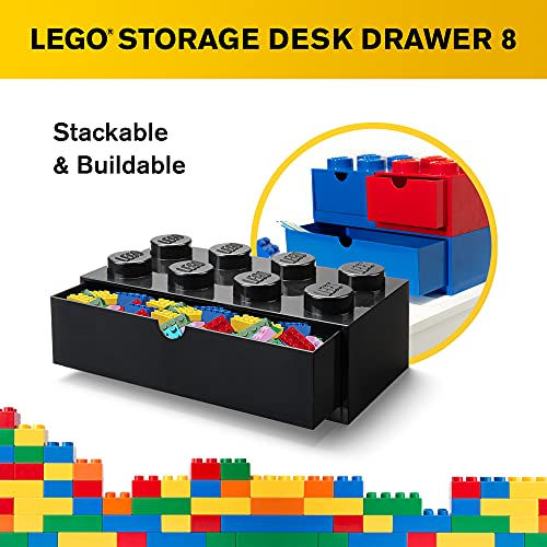 Lego 40211733 Room Copenhagen Lego Storage Brick 8 Desk Drawer, 8-Stud Stackable Tabletop Storage Box thumb #6