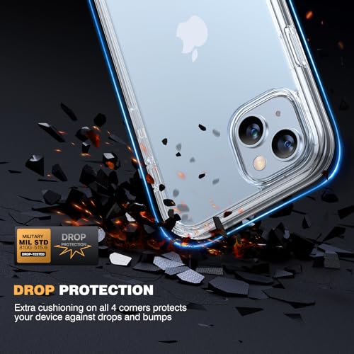 image for Diaclara Designed for iPhone 15 Plus Case 6.7'', Full Body Rugged Case
