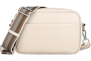 Versatile Leather Crossbody Bag: A Photographer's Haven and a Fashionista's Delight