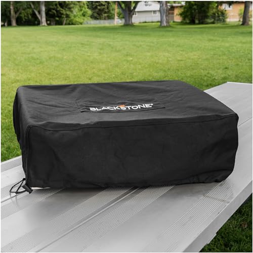 Image of Blackstone 1724 22 inch Tabletop Griddle Cover for griddles Without a Hood or Hard Cover, Weather Resistant, Black