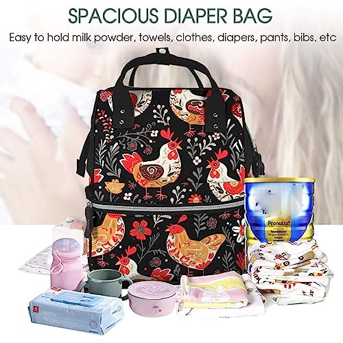 Sac à langer multifonction grand format pour ranger ordinateur et affaires de bébé