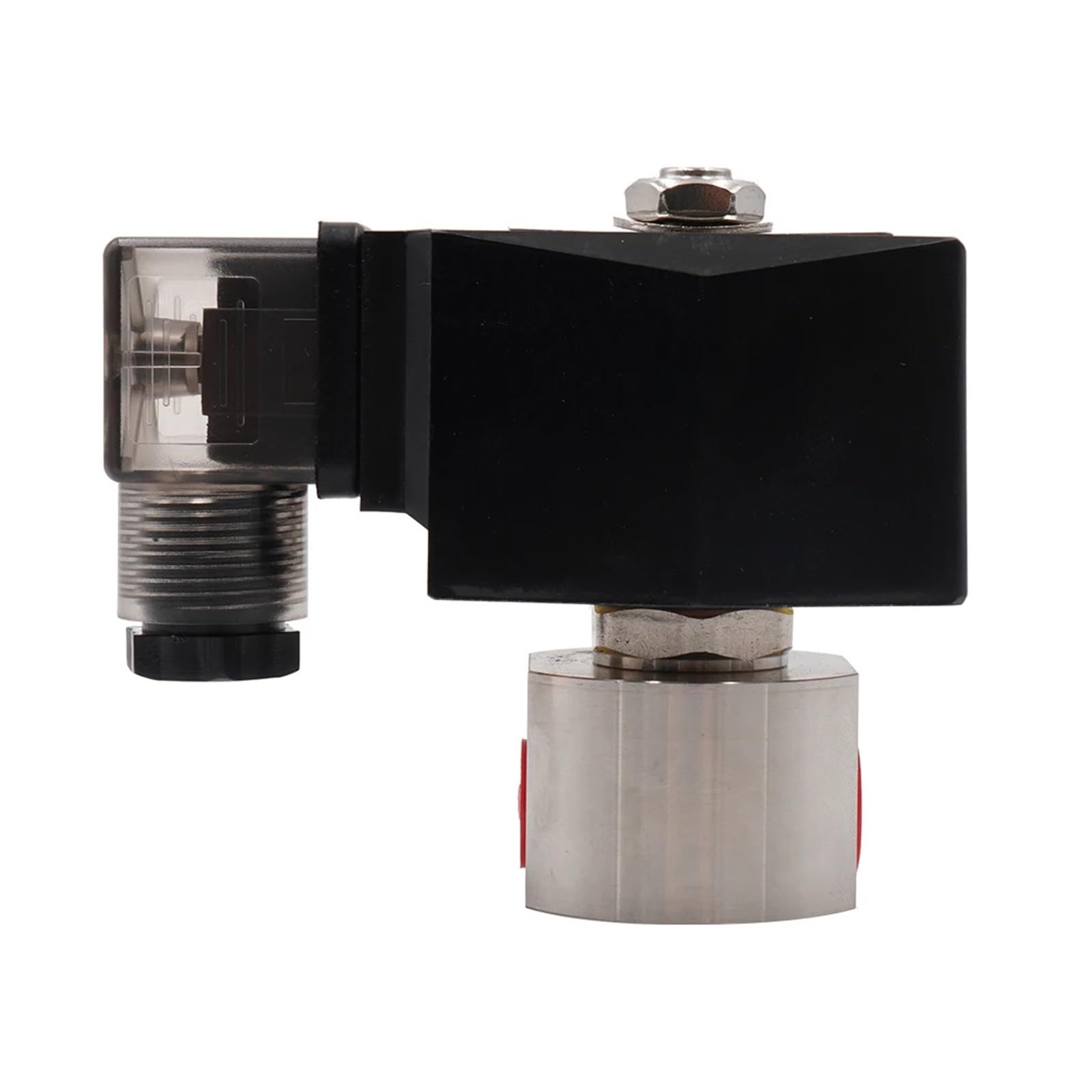 Électrovanne industrielle inox 304 anti fuite pour forte pression 200 Bar