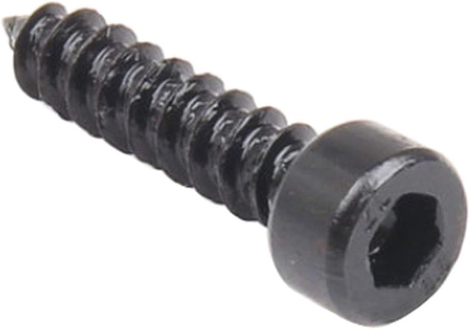 Liujiami Hexagon Head Socket Cap Screws - Carbon Steel Hex Socket Head Self Tapping Screw Metric Thread Allen Screws Black M2 M2.6 M3