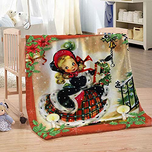 Couverture polaire microfibre 3D de Noël : toucher flanelle premium 150x200 - 5