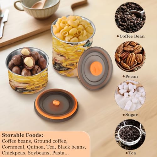 Contenedor de Almacenamiento Hermético para Café Qilmy 17oz miniatura 6