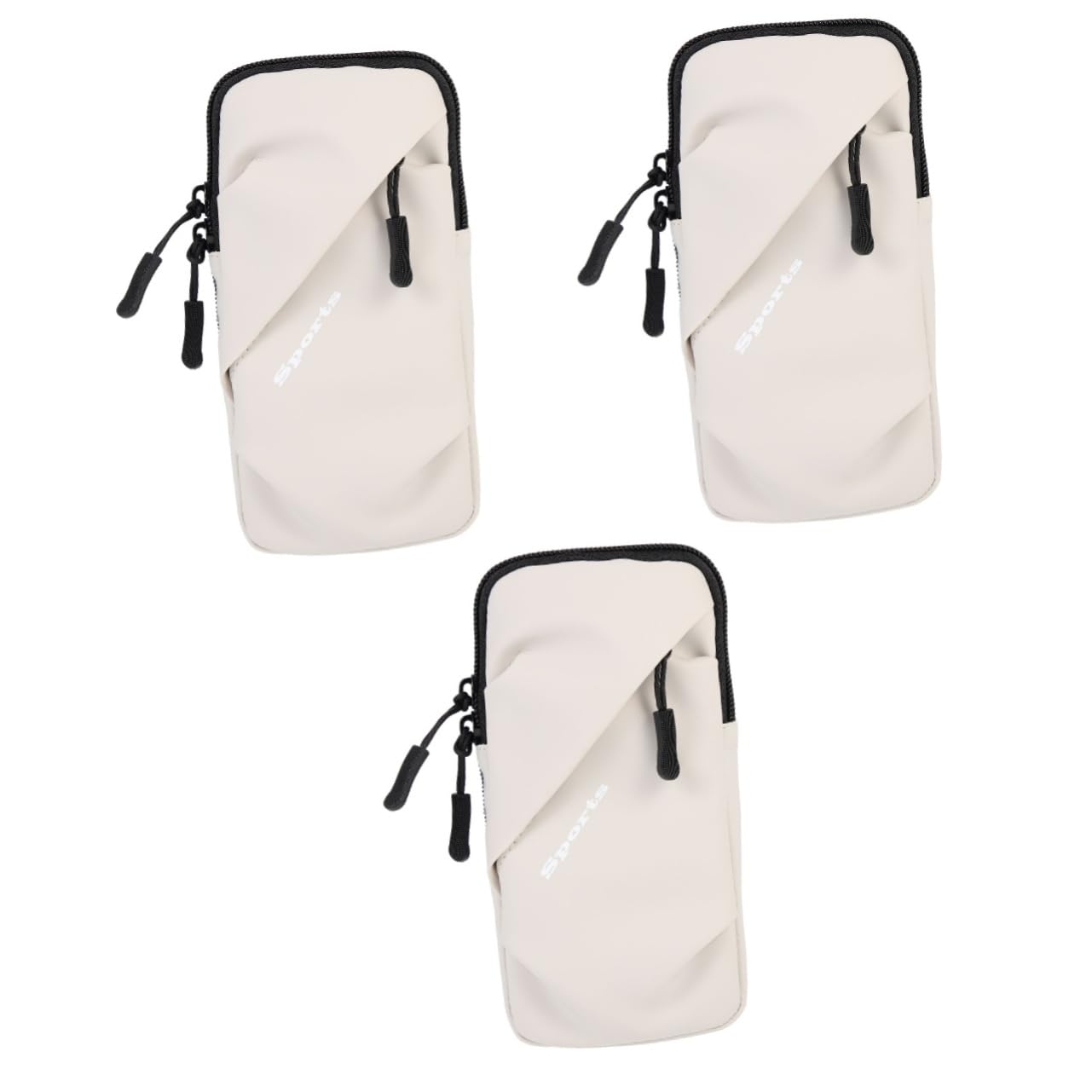 Uonlytech 3pezzi Per Braccio Pouch Elasticizzato Per Sportivi Telefono Per e Allenamento Per Smartphone