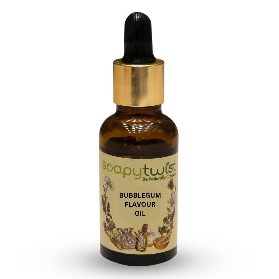 Soapy Twist Bubblegum Lip Flavour Oil - 25g | For Use in DIY Lip Balm, Lip Scrub, Lip Gloss and other Lip Product-image-2