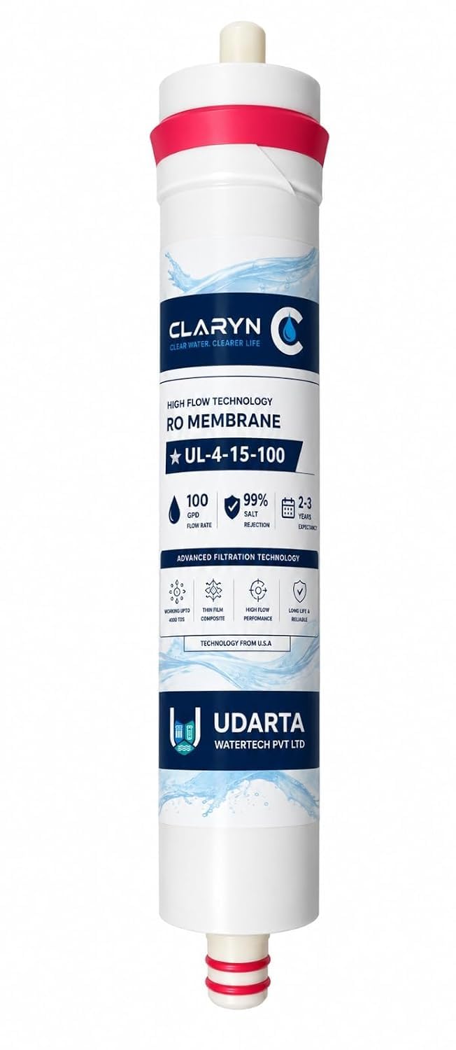 RO Membrane 100 GPD for Water Purifier | Up to 4000 TDS | 15 Layer RO Membrane Filter Cartridge | Up to 99% Salt Rejection | High Flow Membrane-image-36