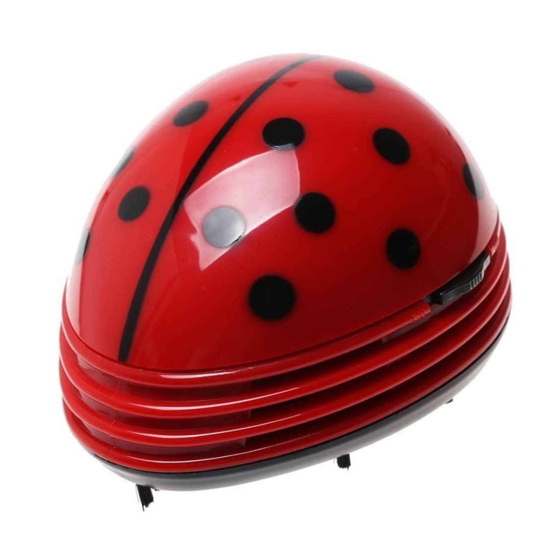 Nirelief Mini Desktop Dust Cleaner Ladybird Design Home Office Dust Desktop Collector Sweeper Table Vacuum Cleaner