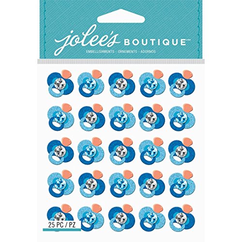 Jolee's Boutique 0015586967920 Jolly Boutique Blue GLTTR Pacifier RPT BQ16 , Other