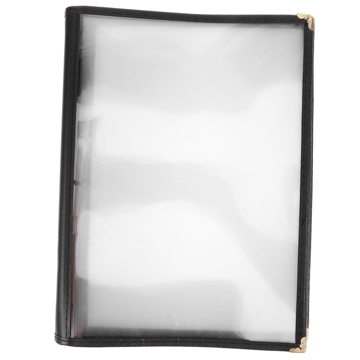 Portamenús Transparente A4 de Pvc 14 Páginas para Menú | Cubierta para Restaurante y Cafeterías, Diseño Diy, Carpeta de Menú Moderna y Sencilla