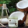 Okay-100-Pure-Coconut-Oil-For-All-Hair-Textures-Skin-Types-Moisturize-Massage-Condition-Excellent-Source-of-Vitamin-E-All-Natural-6-Oz OKAY 100% COCONUT OIL for HAIR and SKIN in JAR 6oz / 177ml