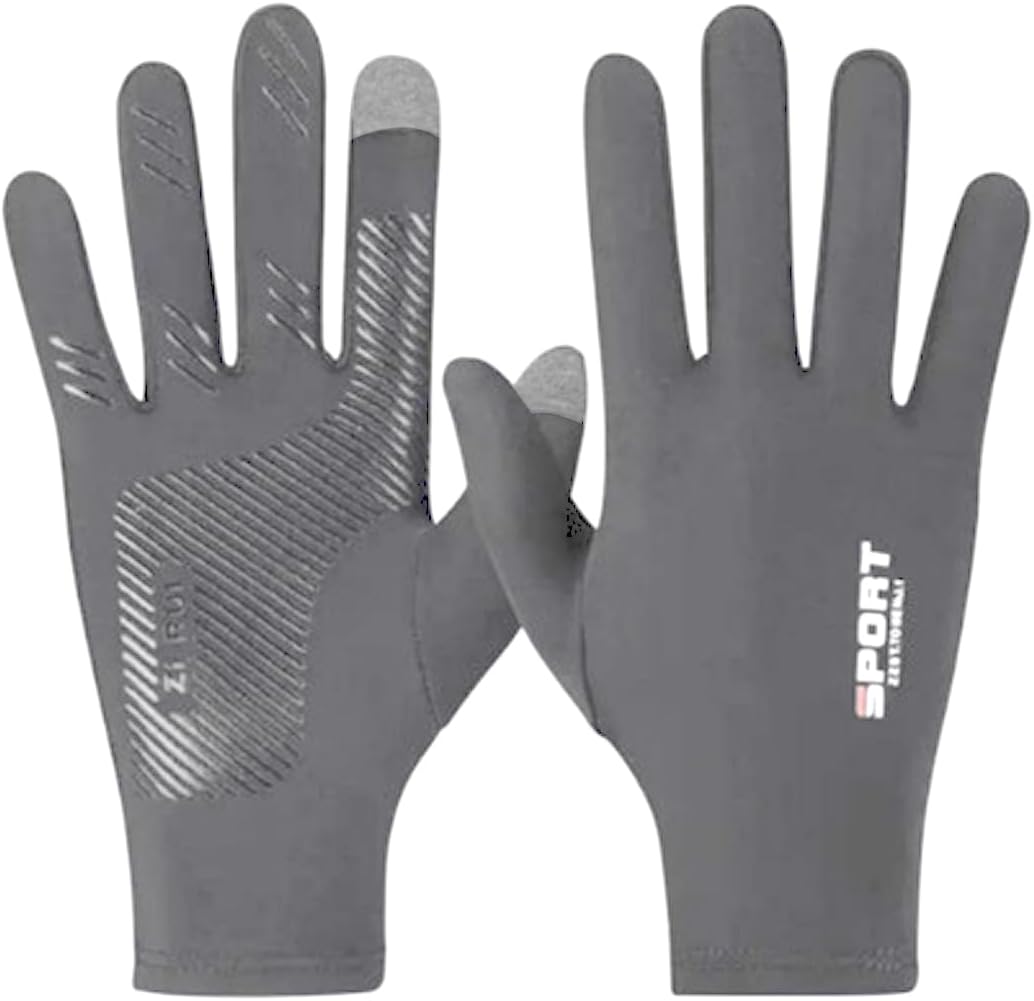 Luvas de proteção solar UV para homens e mulheres – Luvas leves de ciclismo com tela sensível ao toque para dirigir ao ar livre, ciclismo, equitação, escalada, treino