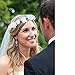 Flower Crown Wedding Hair Wreath Floral Headband Garland Wrist Band Set White,OS