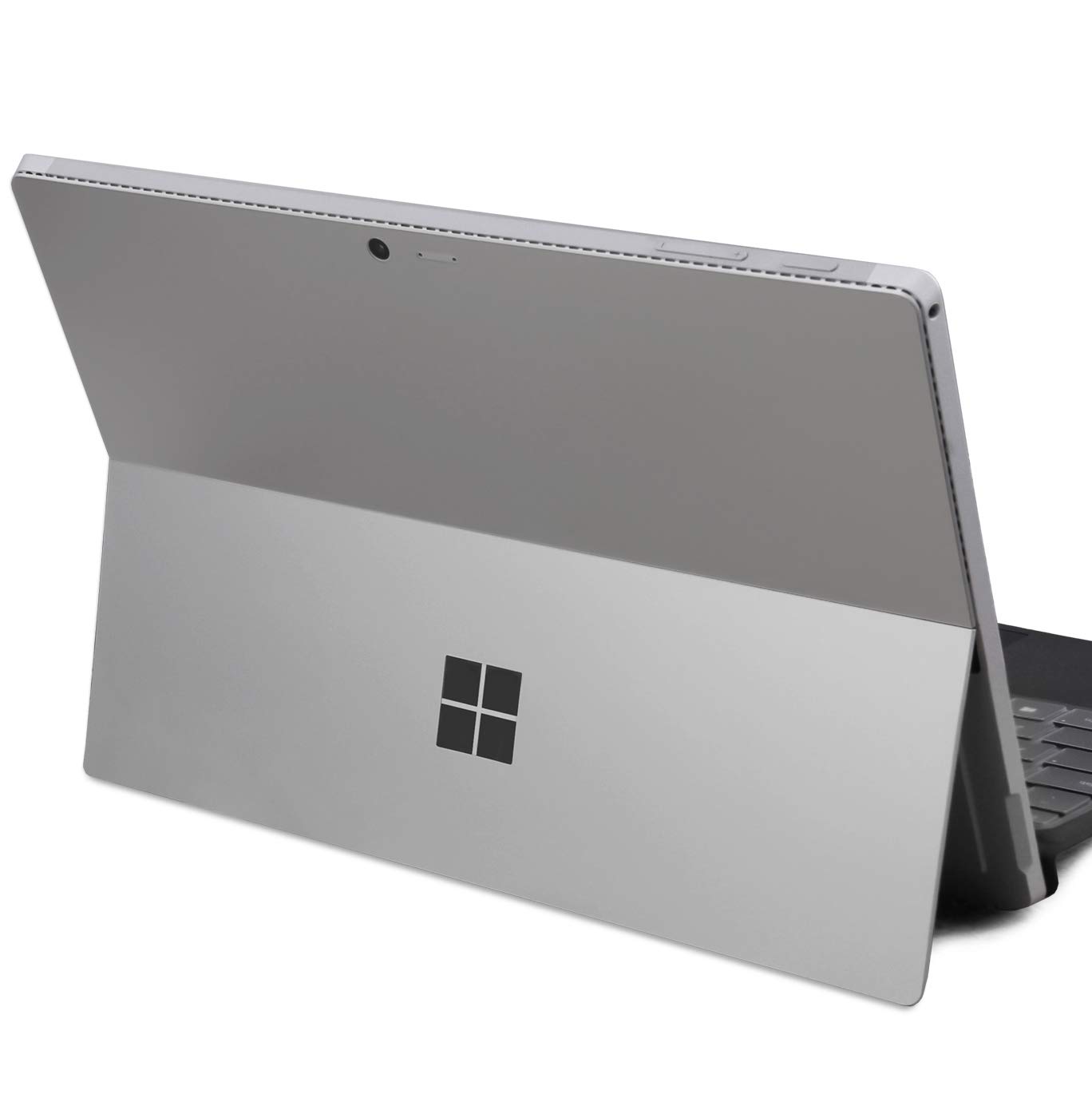 DolDer FULL BODY Wrap Sticker Decal Cover Protector Skin for Surface Pro 4/5/6- metallic gray