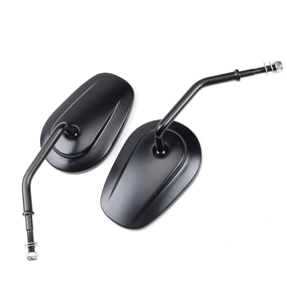 Amazon | HANSWD 8mm バイク ハンドルミラー 広角 大型バイク用 ロング