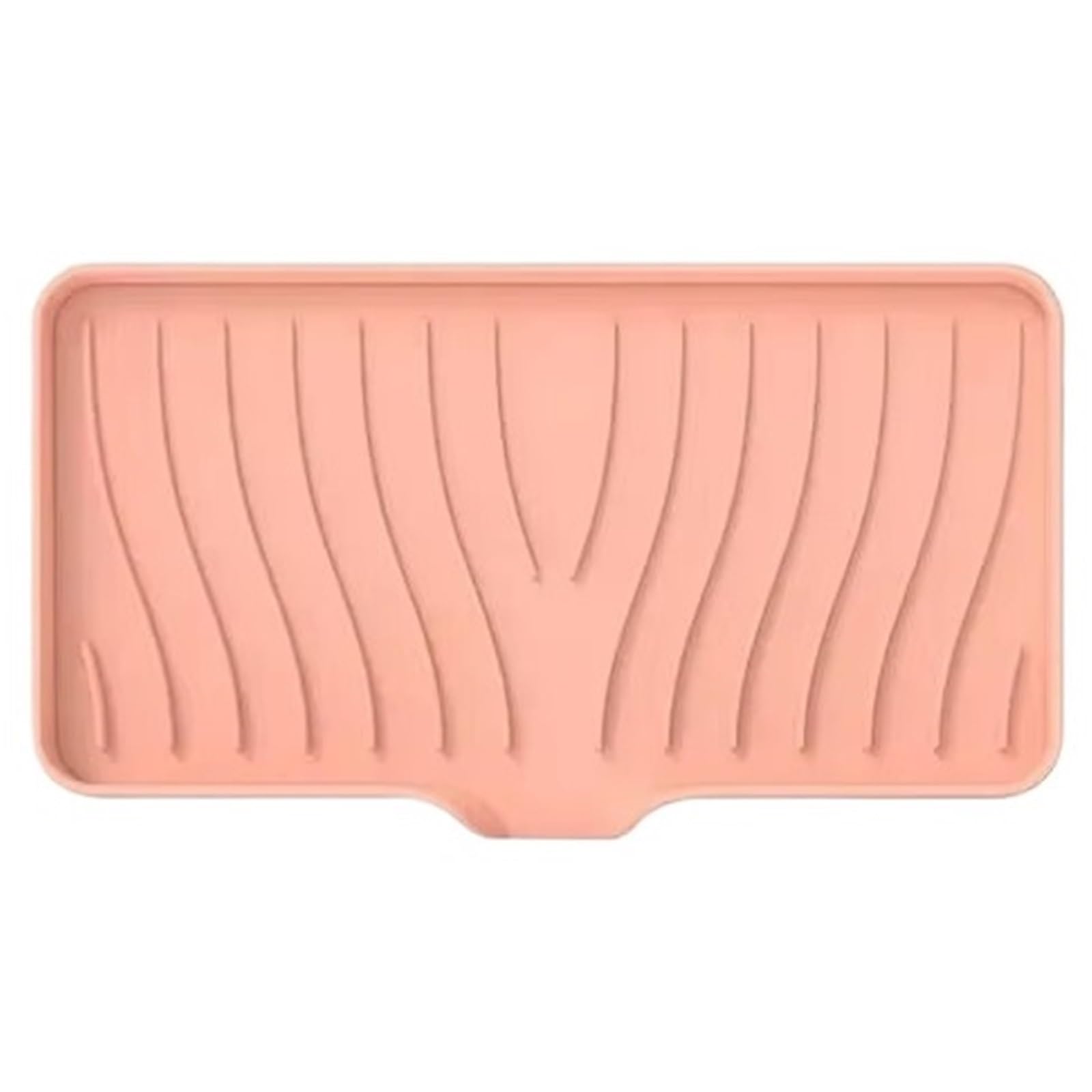 2Pcs Silicone Bathroom Soap Dishes Sink Sponge Holder For Kitchen, Shower Tray Counter Rubber Dish With Drain for Soap(Pink)