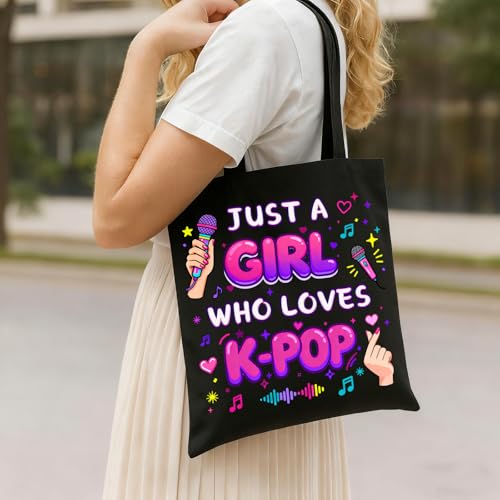 Bolsa tote de lona para fans de K-Pop miniatura 2