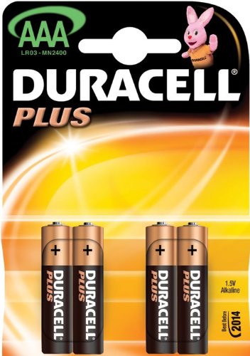 Piles Alkaline AAA AAA-LR03Duracell 10Blister 4pièces (40pièces)