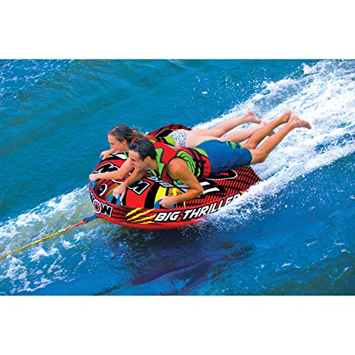 Image of Wow Sports Thriller Towable Deck Tube for Boating Adults, Tubing Boat Inflatable for Water Sports