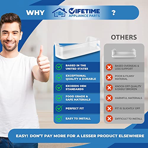 Upgraded Lifetime Appliance Da97-08348A Door Shelf Basket Bin Compatible With Samsung Refrigerator #TOP1