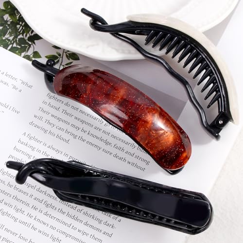 Pinzas para cabello curvadas francesas 6 piezas multicolor miniatura 7
