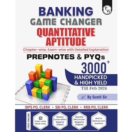 PW Banking Game Changer Quantitative Aptitude Prepnotes & 3000+ P...