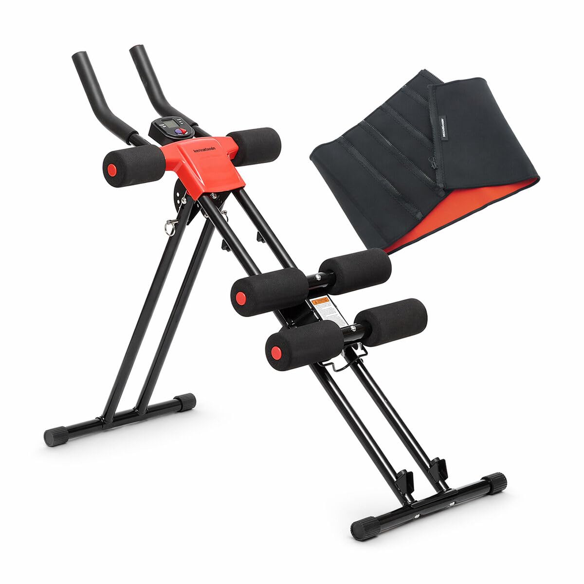 InnovaGoods - Pack machine abdominale pliable avec guide d'exercices et ceinture de sport amincissante avec effet sauna