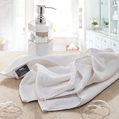 Creative Scents TTW-44608 Cotton Fingertip Towel Set - 4 Pack - 11 X 18 Inches Decorative Extra-Absorbent And Soft Terry, Small White Hand Towels For Bathroom And Powder Room thumb #4