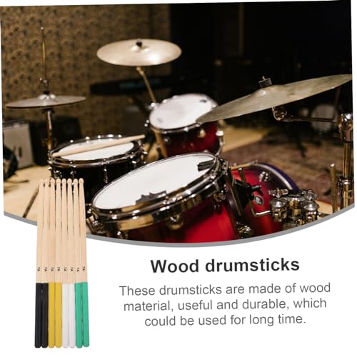 Set 4 pares baquetas 7A maple madera no deslizante miniatura 7
