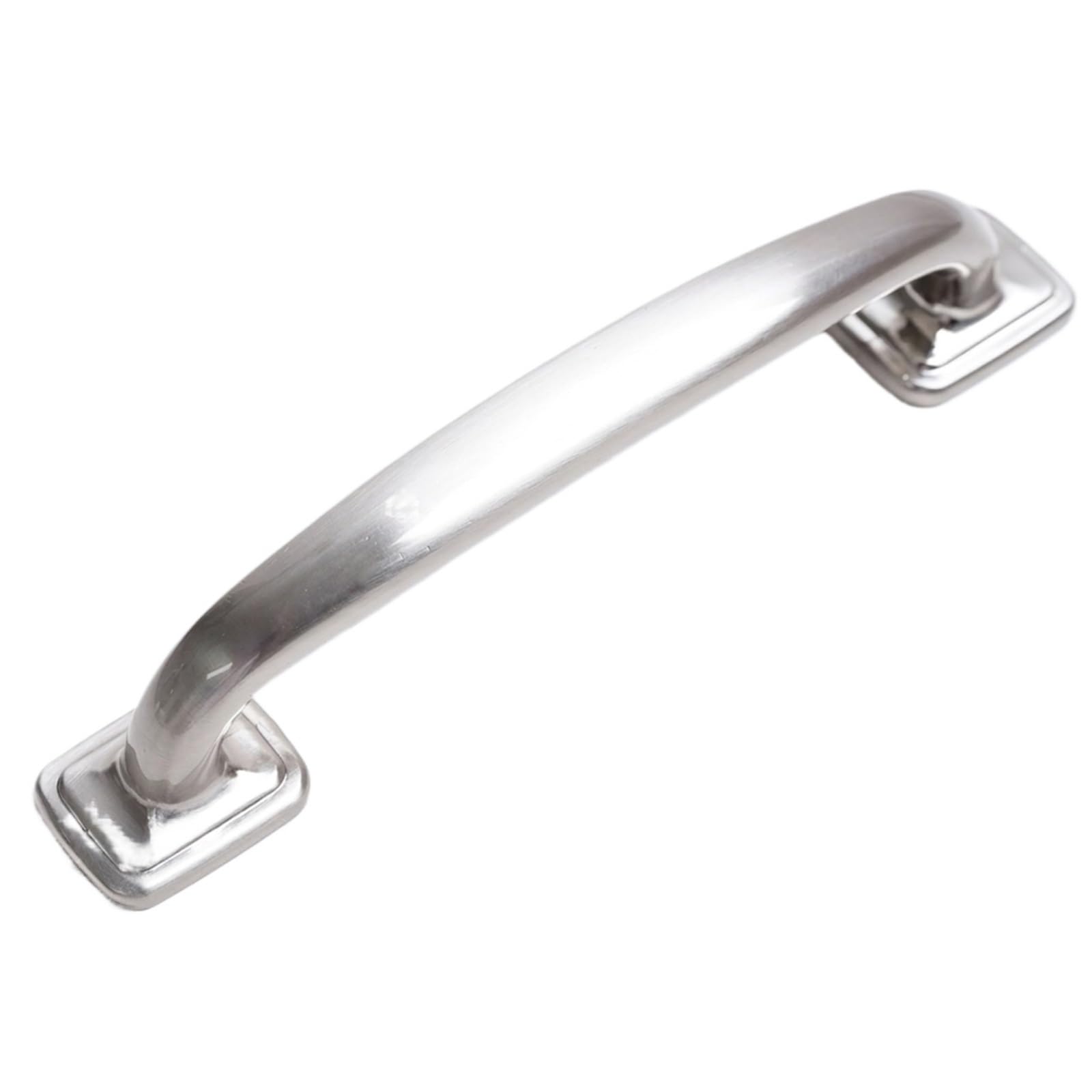 Zrhwspd 7615-Bsn-2Pcs Brushed Nickel Cabinet Pulls 2Pcs Zinc Alloy Cabinet Handles 100Mm Hole Brushed Nickel For Kitchen(7615-Bsn-2Pcs)
