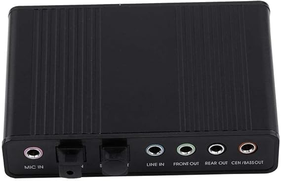 Amazon.com: 5.1 USB Audio Sound Card with SPDIF, External USB Sound ...