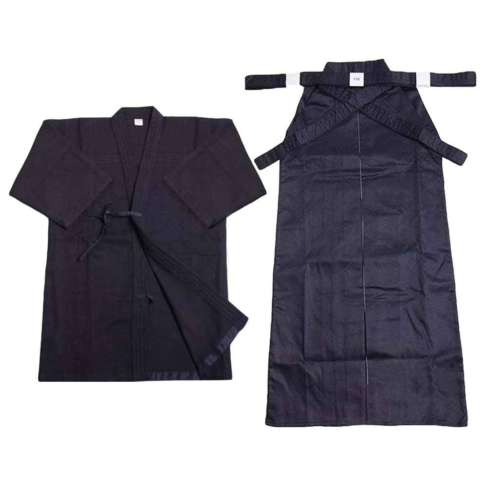 ZooBoo Mens Kendo Aikido Hapkido Martial Arts Keikogi and Hakama Suit