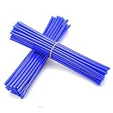 ★★★Parcel Come in a set for front and rear wheel – Box contents: 72pcs. Used for mounting not to screw into spoke, the wheel rims have to be removed.