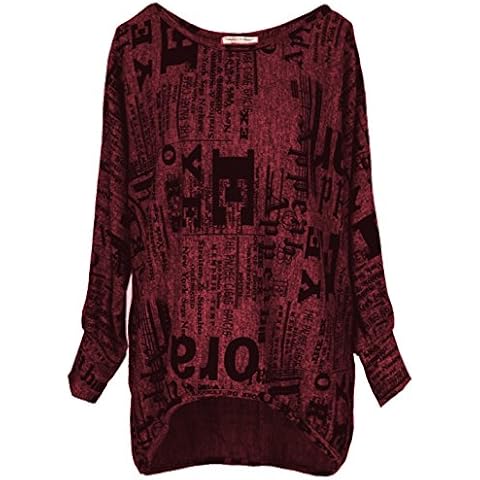 Emma & Giovanni - Sweatshirt - Women (L, Bordeaux) Cover
