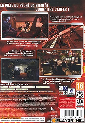 Tom Clancy' Rainbow Six Vegas Classics Best Seller Xbox 360 - vue 3