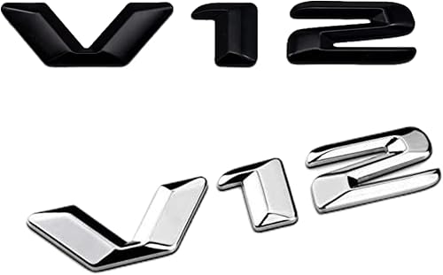 Miniatura 4 de 2 calcomanías adhesivas para guardabarros laterales de automóvil, para maletero y maletero, 2 calcomanías para puerta trasera (negro)