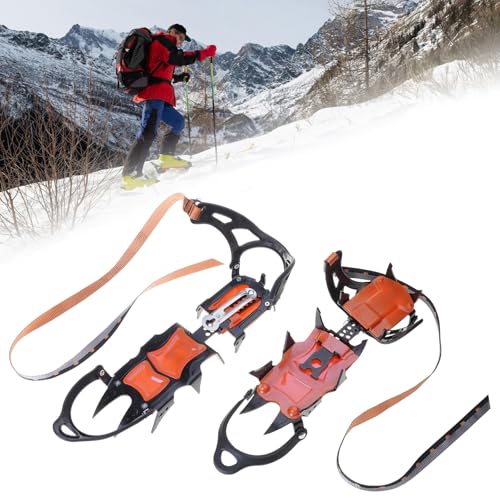 Crampons à glace évitez les chutes grâce aux 12 dents antidérapants