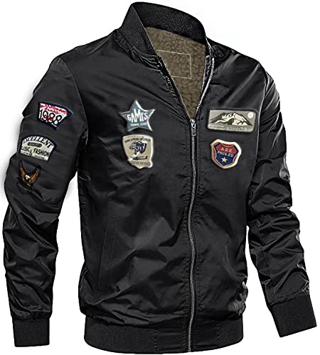 ジャケット・アウター LCE Bomber Jacket with Warning Patches 51BtLa2UDcL.jpg