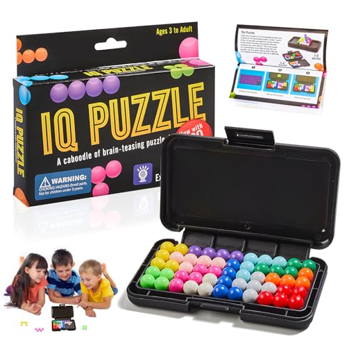 Puzzlespiele für Kinder,Iq Puzzle | Iq Spiele,Puzzle Game mit 120 Arten von Herausforderungen,3D Logikspiele zur Entspannung und Dekompression,Knobelspiele für Kinder Ab 8 Jahre und Erwachsene