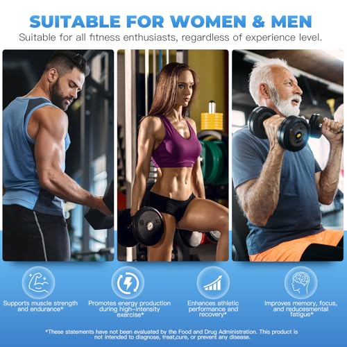 Image of Creatine Monohydrate Powder - Unflavored - 42 Servings | 5g of Creatine Monohydrate - Supports Muscle, ATP Production, Energy, Strength - Vegan, Gluten Free