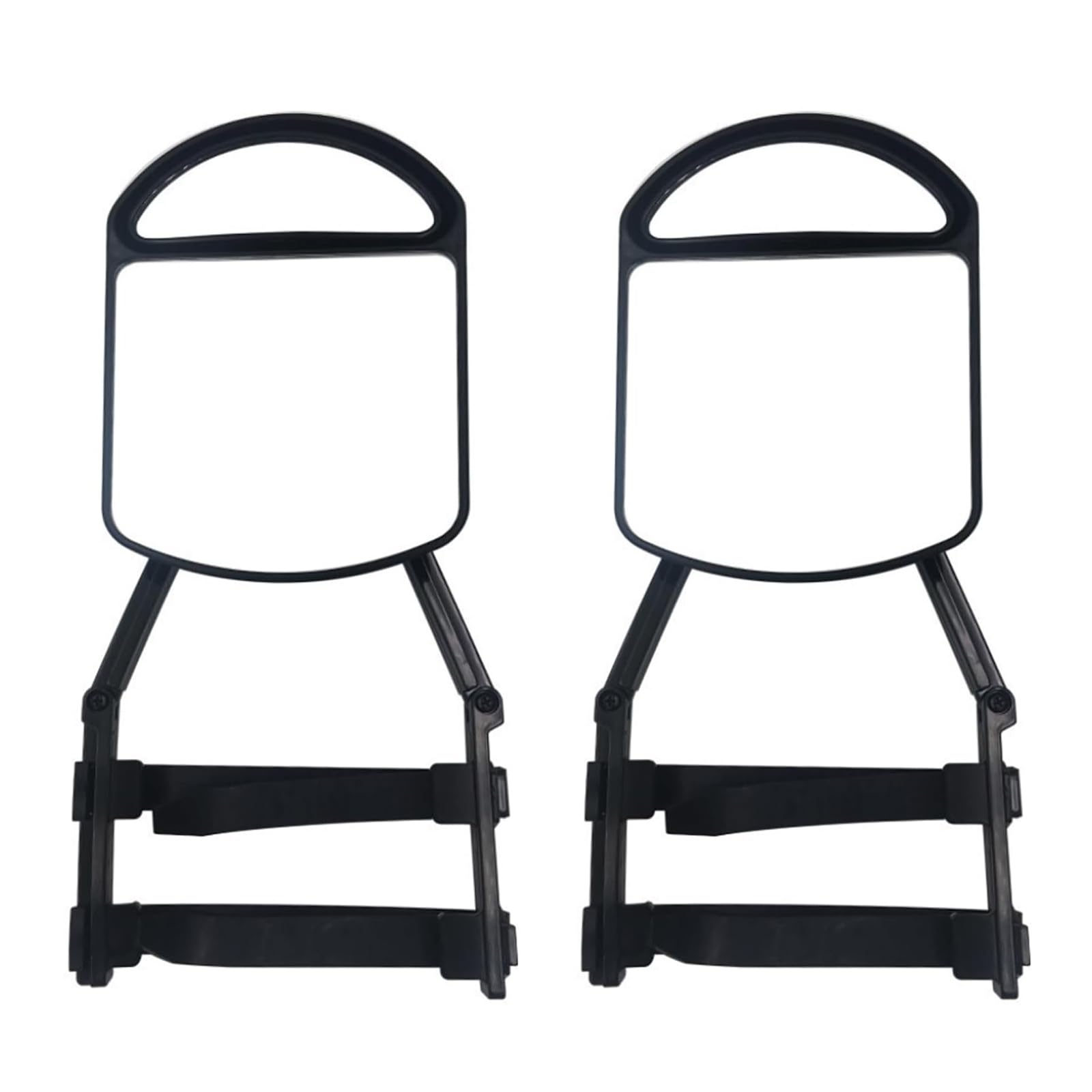 VOBOR 2Pcs Espejos Caravana Coche, Espejo para Remolque de Automóvil, Espejos Retrovisores Universales de Extensión Negra para remolques caravanas campamentos