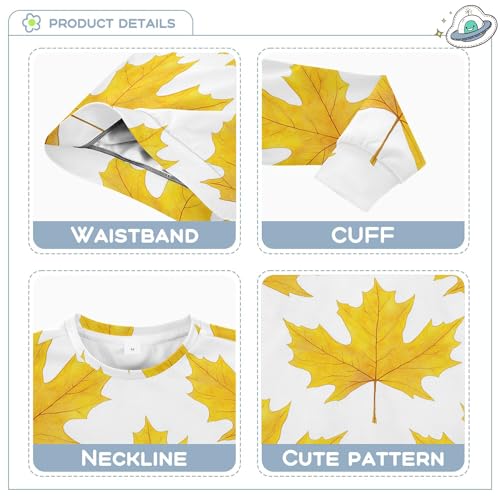 JUNZAN Canada Gold Maple Leaf Kids Girls Hooded Sweatshirt Fleece Kids Hoodies Boys Sports 4T3