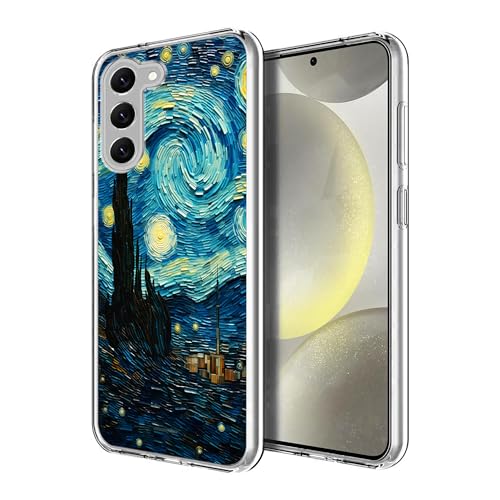 Coque Samsung S24 Nuit Étoilée TPU souple anti-choc design artistique