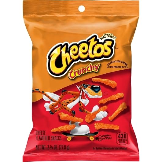 Cheetos Crunchy Cheese Flavored Snack, 2.75 Ounce, 32 Per Case
