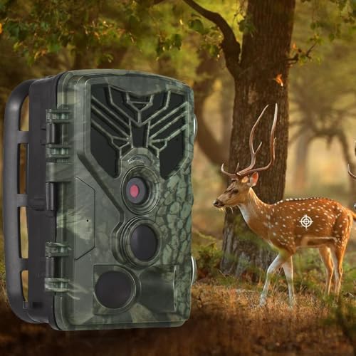 Kavolet Wildkameras mit Bewegungsmelder Nachtsicht, Wildkamera Testsieger, 2,7 K, 24 MP, 120 °, Wärmebildkamera Jagd 0,3 s Jagdkamera, Nachtsichtkamera Outdoor Wildtierkamera, wasserdicht IP65