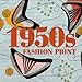 1950s Fashion Print